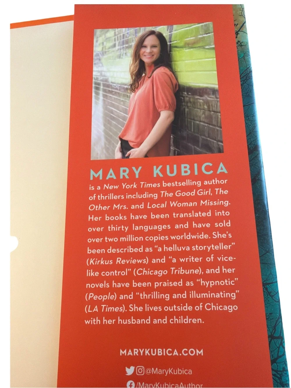 Just the Nicest Couple Hardcover Novel by Mary Kubica - Thriller